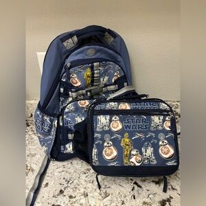 Pottery barn Star Wars backpack and lunch box